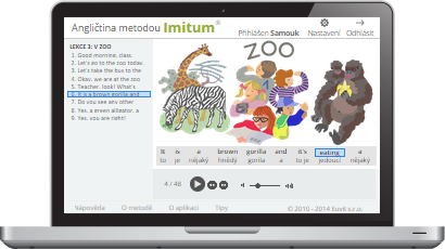 Angličtina metodou Imitum pro děti
