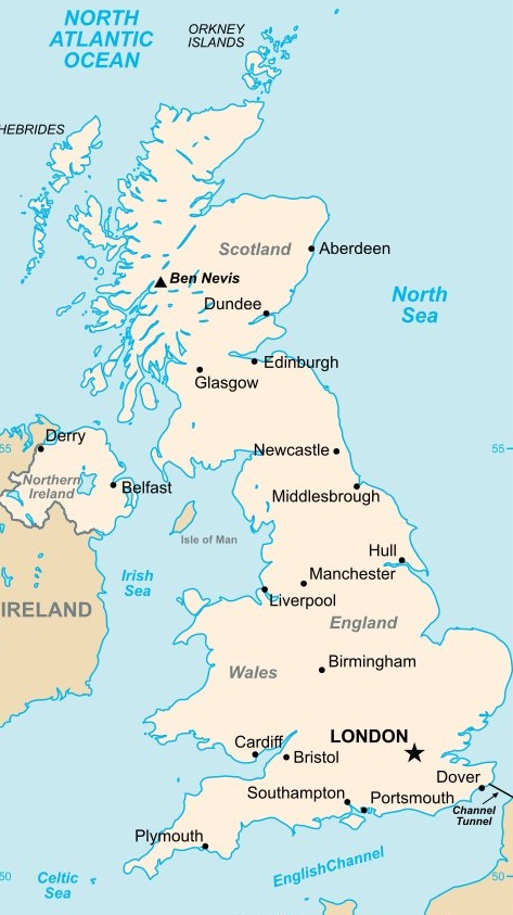 Mapa UK